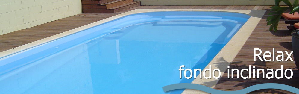 piscina modelo Relax fondo inclinado